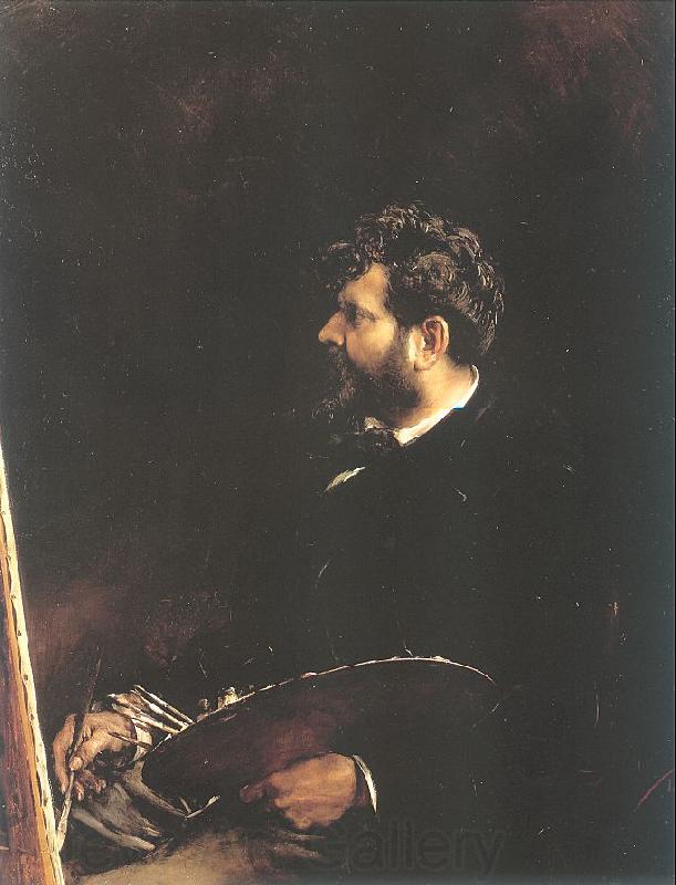 Marques, Francisco Domingo Self-Portrait Spain oil painting art